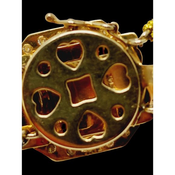 Vintage Signed Honora 14kt Gold & Diamond Double Strand Natural Pearl Necklace ( - Picture 6 of 8